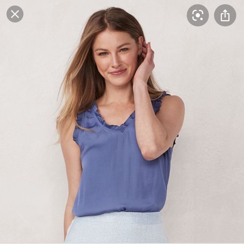 Lauren Conrad Ruffle Tank